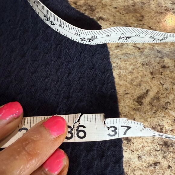 Rebecca Taylor Blue Sleeveless V Neck Fit and Flare Mini Dress - Picture 6 of 11